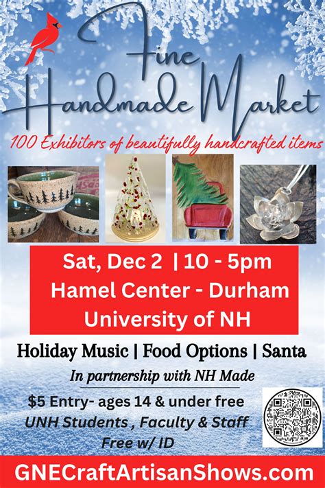 Dec 2 | Fine Holiday Handmade Market at UNH- Durham | Milford, NH Patch