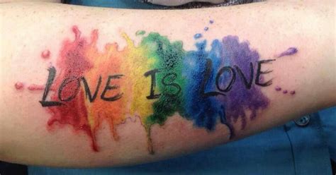 Pin By Robbie Newton Rodriguez On Tattoos 😍 Rainbow Tattoos Gay