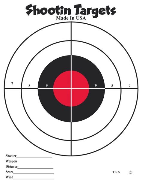 Printable Paper Targets For Shooting Range Get What You Need For Free