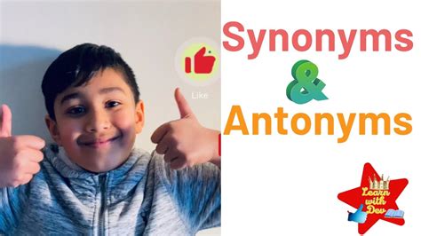 Learn With Devsynonymsantonymsdifference Between Synonyms And