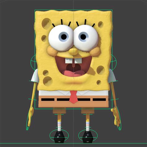 9 Ideas For Spongebob 3d Model Png Sweet Mockup