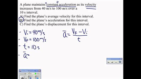 This error can be a big problem since it will prevent you from accessing the. 07 Average Acceleration Problem - YouTube