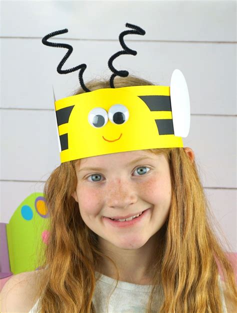 Headband Crafts Kids Headbands Hat Crafts Bee Hat Bee Activities