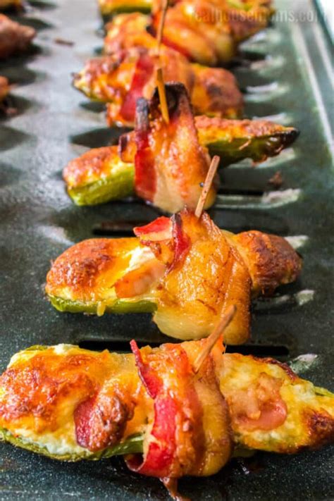 Bacon Wrapped Chicken Jalapeno Poppers ⋆ Real Housemoms