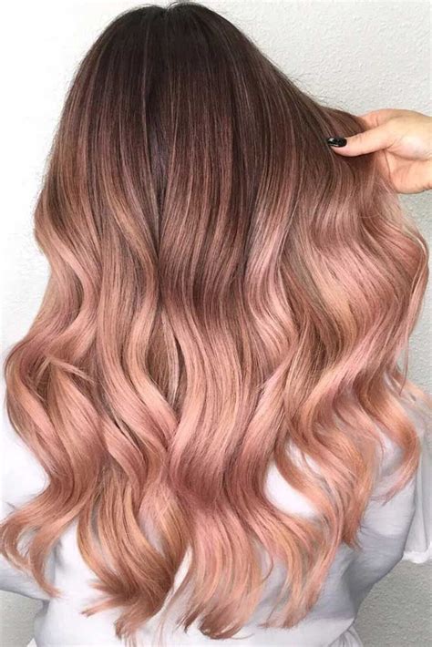 Trendy Hair Color Rose Gold Hair Color Will Definitely