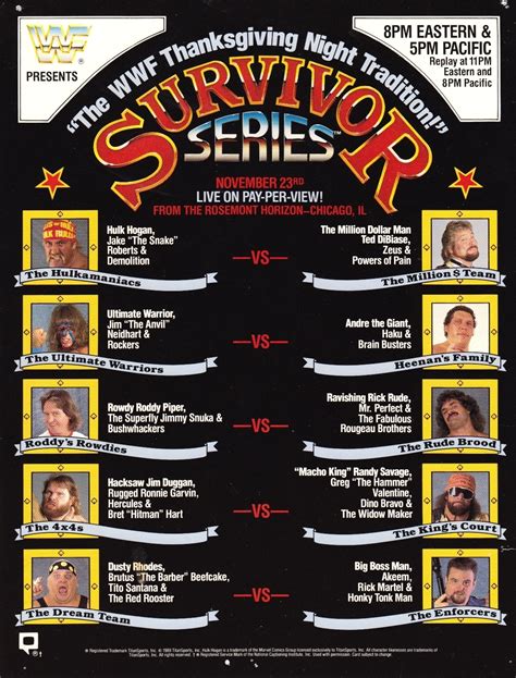 Survivor Series 1989