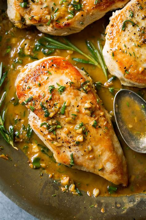 If you don't like to mince garlic with a knife, use a garlic press. Skillet Chicken with Garlic Herb Butter Sauce - Cooking Classy