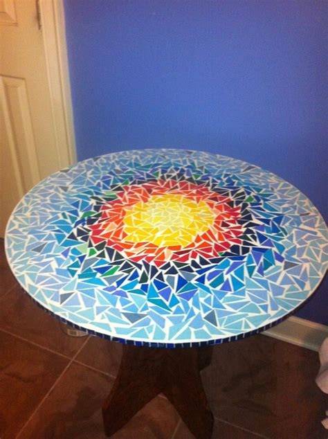 Paper Mosaic Table Top Mozaïektafel Mozaïek Tafelbladen