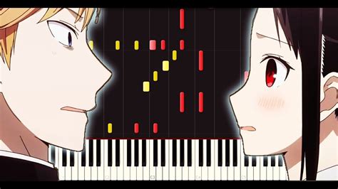 Kaguya Sama Love Is War Op Love Dramatic Piano Sheets Youtube