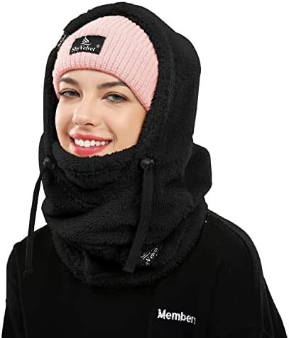 Shy Velvet Balaclava Wind Resistant Winter Face Mask Fleece Ski Mask