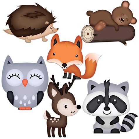 Buy Woodland Animal Cutouts 36 Count Cute Woodland Baby Shower