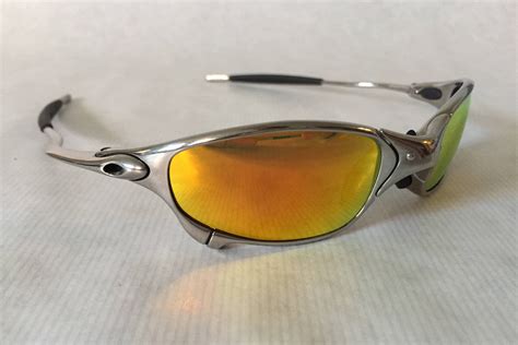 Oakley X Metal Juliet Polished Fire Polarized Vintage Sunglasses New