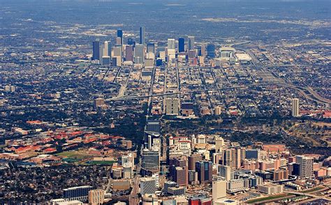 Downtown Houston Aerial Spearofthor Flickr