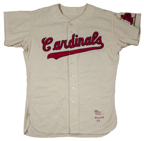 Lot Detail Tremendous 1956 Stan Musial Game Used And Signed St Louis