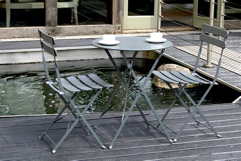 folding garden furniture set bau outdoors