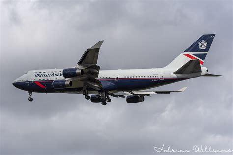 British Airways Boeing 747 400 G Bnly Landor Retro Ba100 Flickr