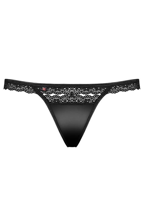 Obsessive Women S Sexy Lace Thong 868 Tho 1 Black