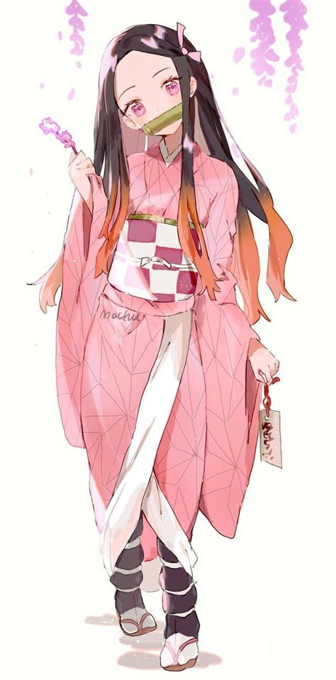 Kimono Nezuko Nezuko Kimono Animé Personajes De Anime Chica Gato