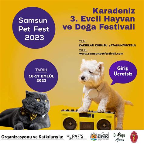 Karadeniz Evcil Hayvan Ve Çocuk Festivali Samsun Festivalleri