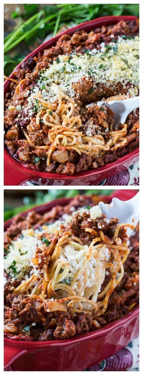 Beef with leeks and peanutslolibox. Spaghetti Beef Casserole | Recipe | Beef recipes, Cream cheese spaghetti, Vegetable dishes