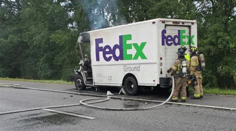 Fedex Delivery Truck Catches On Fire On I 26 Near Ladson Sunday Morning Wciv