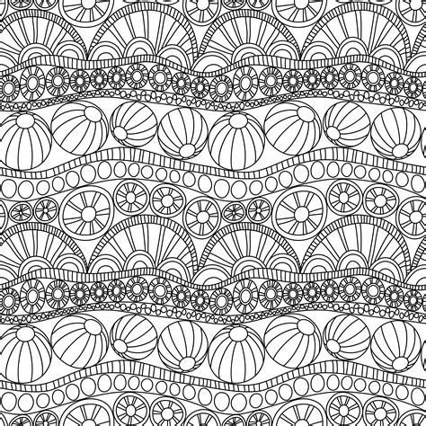 Vintage rose pattern, frames and cute seamless backgrounds. Doodle abstract seamless ornament. Coloring page doodle ...