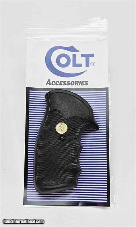 Colt V Frame Grips For Anaconda King Cobra Gold Medallions New For Sale