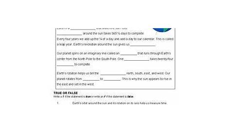 earths spheres worksheet