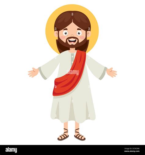 Jesus God Mary Cartoon Stock Vector Images Alamy