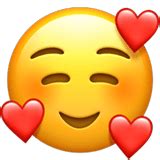 This emoji could be used to show your genuine affection for your significant other and make them feel special because they are. 🥰 Smiling Face with Hearts Emoji - EmojiGuide