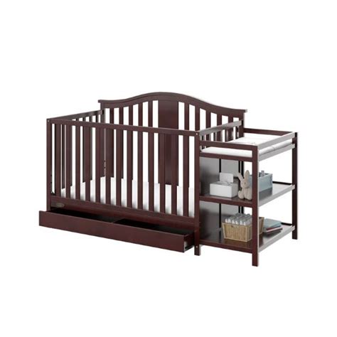 Fine Brown Baby Crib Decorhubng