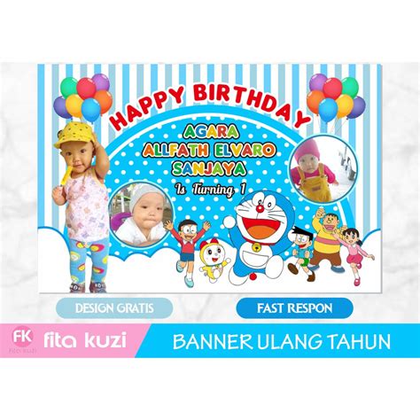 Populer 57 Background Banner Doraemon