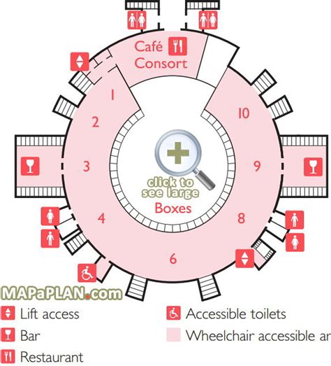 Royal Albert Hall Detailed Seat Numbers Seating Plan