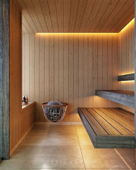 Relax Room And Sauna On Behance Wood Sauna Sauna Bathroom Design