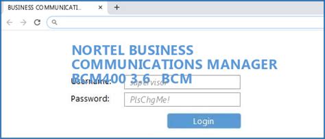 Nortel Business Communications Manager Bcm400 36 Bcm