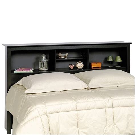 Bowery Hill Twin Bookcase Platform Storage Bed In Black Bh 241151 253362