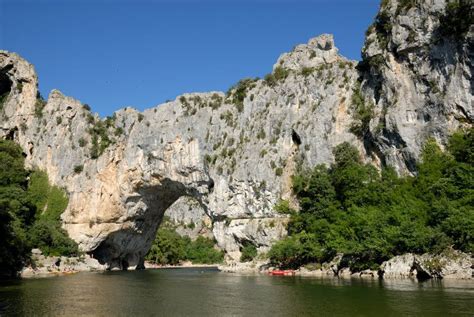 Pont D Arc Arch Bridge In France Stock Photo Image Of Rock