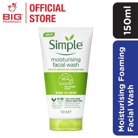 Simple Kind To Skin Moisturising Facial Wash 150ml Big Pharmacy