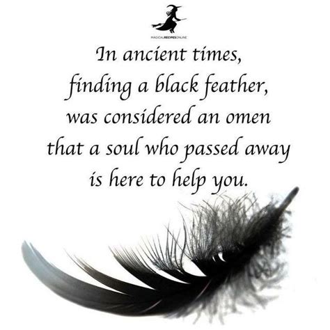More spirituality in your life than ever. What does it mean if you find a black feather Joseph D ...