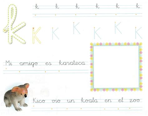Profe Rafa De Infantil Ya Estamos Terminando De Aprender A Leer Y Escribir Aprendemos La Letra K