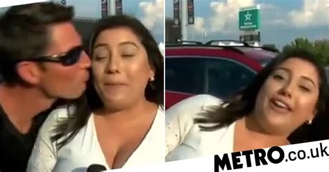 Tv Reporter Left Badly Shaken After Sex Pest Kisses Her Live On Air Metro News