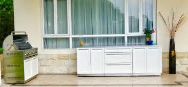White Drawer Plus 2 Door Stainless Steel Outdoor Kitchen Cabinet