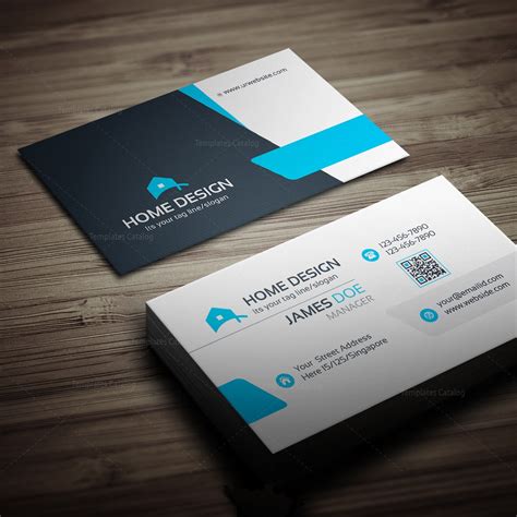 So here is the list of 130+ best free psd business card templates of 2015 take a look. Home Design Business Card Template 000258 - Template Catalog