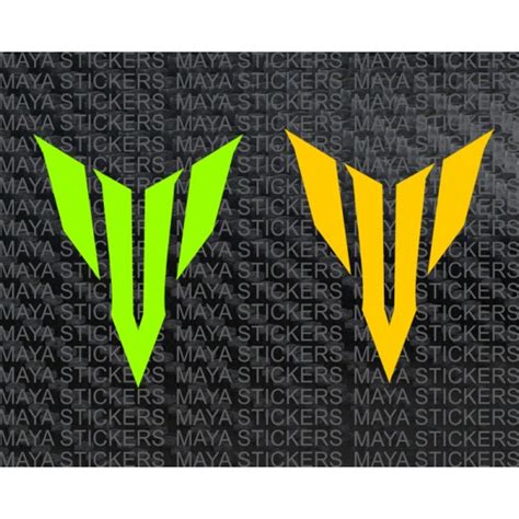 Create a sticker with your name or upload any design, logo or photo and we'll send you a free proof within hours. Yamaha MT logo stickers for yamaha bikes and helmets