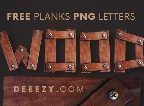 FREE Wooden Planks 3D Lettering By CruzineDesign On Dribbble