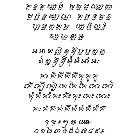 Akbalthom Khmerhand Khmer Fonts — ពុម្ព អក្សរ ខ្មែរ — Polices Khmères