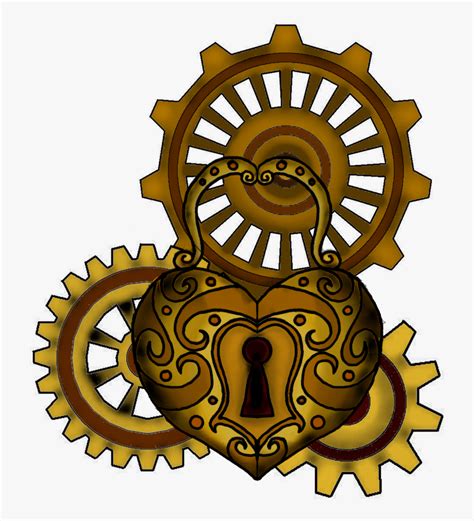 Drawing Gear Steampunk Design Climate Neutral Certified