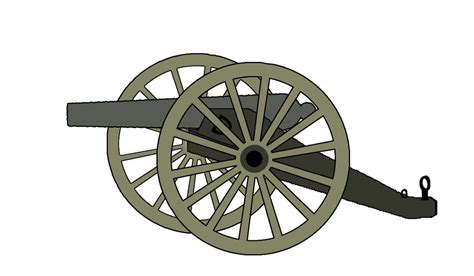 Civil War Cannon Reenacting Svg Png Dxf Digital Cricut Layered And
