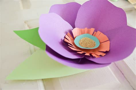 Diy Hand Cut Paper Flowers Project Nursery