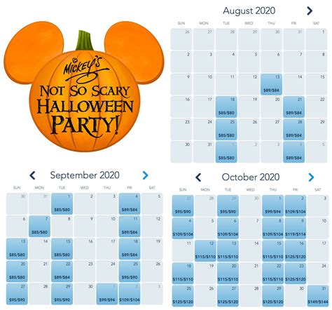 Tickets To Mickey's Not-so-scary Halloween Party - Tickets Now on Sale for 2020 Mickey's Not So Scary Halloween Party